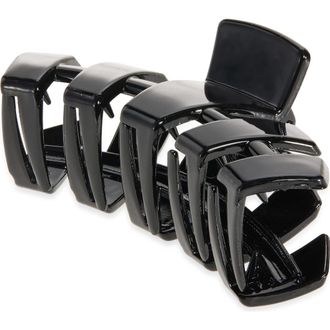 Teleties Medium Classic Claw Clip in Jet Black at Nordstrom