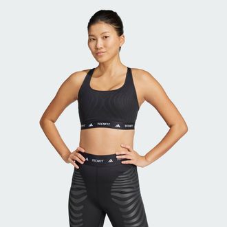 adidas Womens adidas Techfit Control Medium Support Bra