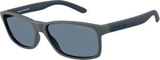 Arnette Slickster Zonnebril - Heren - Zonnebrillen - Grijs - 59 MM - Nylon - Accessoires