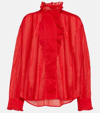 Isabel Marant Blusa Pamias in cotone