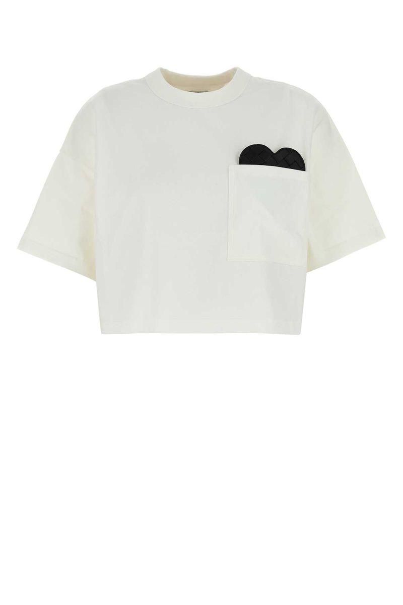 Tシャツ・カットソー Bottega Veneta STRIPED DETAIL T-SHIRT 条纹T恤Bottega Veneta €950,00 EUR - Biffi Boutiques