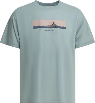 Montbell Graphic T-Shirt - Heren - T-shirts - Blauw - XL - Leer - Tops