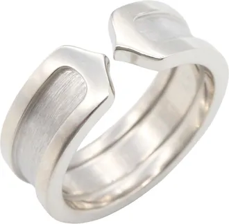 Cartier White Gold White Gold (18K) Band Ring (Pre-Owned)