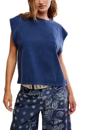 Free People Better Muscle Tee in Navy Academy at Nordstrom, Size X-Small