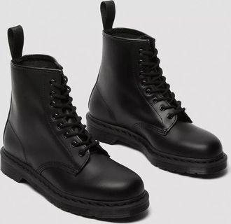 Dr. Martens Mens Dr. Martens Boots Black Leather Round Toe Ankle VER1167