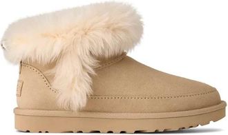 UGG Classic Ultra Mini Chalet Boot - Dames - Winterlaarzen - Beige - 36 EU - Wol - Schoenen
