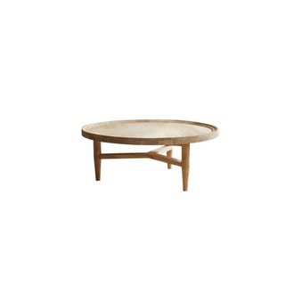 Tikamoon Mesa de centro de teca maciza