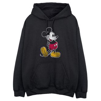 Disney Heren Mickey Mouse Classic Kick Hoodie (Zwart)