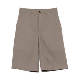 Rick Owens Werkshort - Dames - Korte Broeken - Bruin - W29 - Wol - Korte Broeken