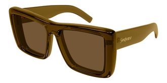 Saint Laurent SL 900 HOWL 004 Womens Sunglasses Brown Size 61 - Free RX Lenses - Free RX Lenses