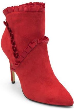Charles by Charles David Pippin Pointed Toe Bootie in Red-Ms at Nordstrom Rack, Size 9.5