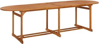 vidaXL Garden Dining Table 280x90x75 cm Solid Acacia Wood Vidaxl