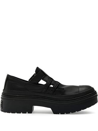 Converse Chuck Taylor loafers - women - Rubber/Calf Leather/Grained Leather - 10.5 - Black