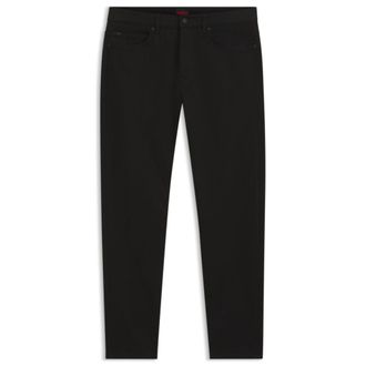 HUGO BOSS Slim-fit jeans in black comfort-stretch denim