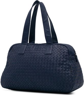 Bottega Veneta Crossbody Bags - 2012-2024 Nappa Intrecciato Handbag - Gr. unisize - in Blau - für Damen