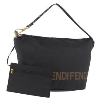 Fendi Pre-owned Vintage Schoudertas - Dames - Pre-owned - Zwart - Maat: ONE Size Leer