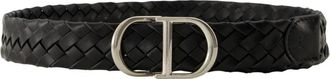 Dior CD Riem - Heren - Riemen - Zwart - 80 CM - Leer - Accessoires