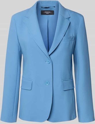 Max Mara Slim Fit Blazer mit Viskose-Anteil in Hellblau, Gr&ouml;&szlig;e 34