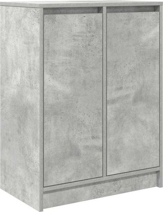 vidaXL Sideboard Concrete Grey 57x34x76 cm Engineered Wood Vidaxl