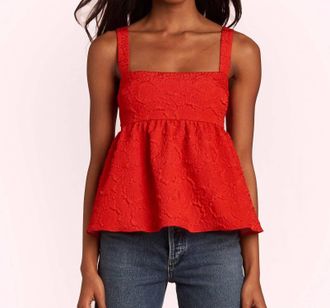 Amanda Uprichard Russo Top In Red