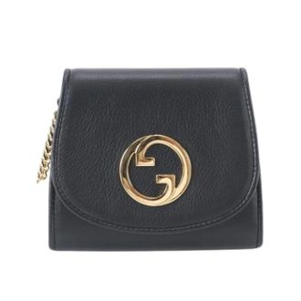 Gucci Pre-owned Mini Bags, female, Black, Size: ONE SIZE Pre-owned Chain Shoulder Wallet