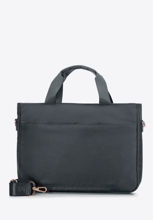 Wittchen Dames 14 Laptoptas met Quilting, Grijs Polyester