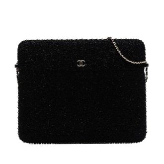 Chanel unisex, Pre-owned, Zwart, Maat: ONE Size Tweed