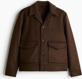 H&M Jacke aus Wollmix - Brown