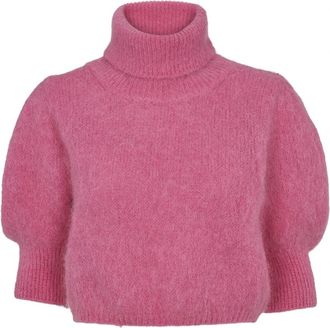 Americandreams Piro Pullover - Dames - Coltruien - Roze - XL - Wol - Truien & Vesten