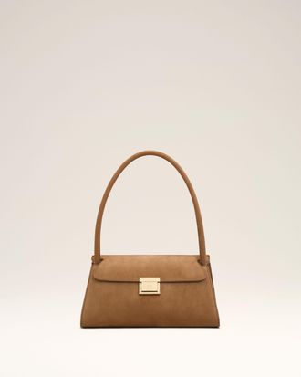 Ami Brown Cow Leather Small Mimi Bag Brown - OS - Unisex