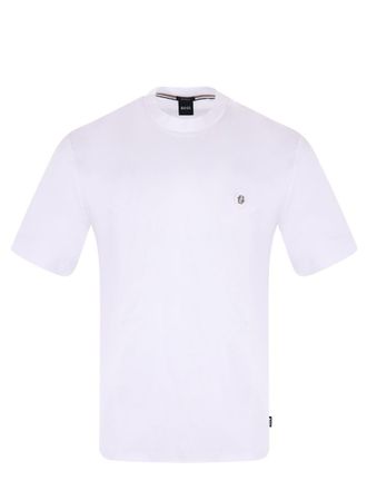 HUGO BOSS White Cotton T-Shirt