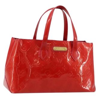 Louis Vuitton Pre-owned Handbags, female, Red, Size: ONE SIZE Pre-owned Patent Leather Hand Bag