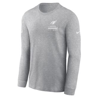 Nike Arizona Cardinals Sideline Team Issue Nike Mens Dri-FIT NFL Long-Sleeve T-Shirt in Grey | 02EW06G9C-2ZH