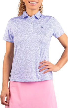 Tailorbyrd Abstract Maze Print Polo in Light Blue at Nordstrom Rack, Size X-Large
