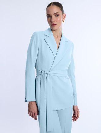 BCBGeneration Belted Tailored Jacket in Seafoam at Nordstrom, Size 2