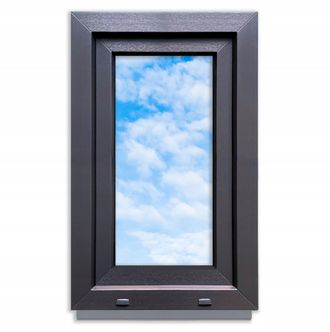 OEM Ventana De Pvc Antracita 50x80 Izquierda Nueva 500x800 Mm Oscilobatiente Doble Acristalamiento