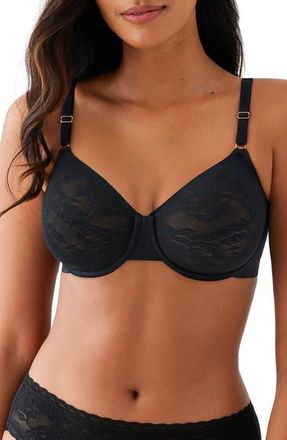 Wacoal High Profile Underwire Unlined Bra in Black at Nordstrom, Size 40Ddd