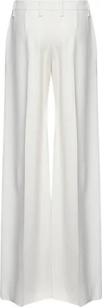 Ermanno Scervino Womens Trousers Bootcut Interlock White Viscose
