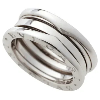 Bulgari White Gold White Gold (18K) Band Ring (Pre-Owned)