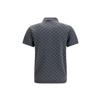 Gucci Mens Gray Wool Oves Aries Polo Shirt