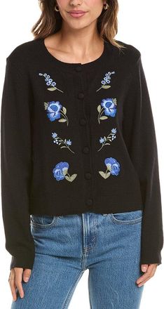 NVLT Nvlt Crystal Trim Cardigan