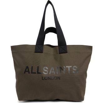 AllSaints Acari Tote Bag in Olive Green at Nordstrom Rack