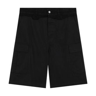 Maison Margiela Casual Shorts, male, Black, Size: M Raw Edge Cargo Shorts