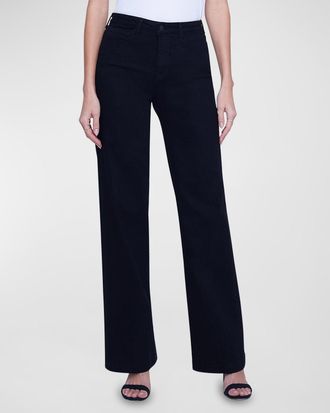 L'agence Clayton High Rise Wide-Leg Jeans
