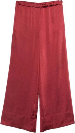 The Nina Studio Wijde Broek - Dames - Wijde Broeken - Rood - 2XS - Broeken
