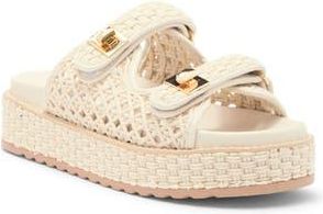 Steve Madden Bigschmona Platform Slide Sandal in Bone at Nordstrom Rack, Size 8