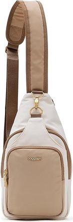 Baggallini Central Park Sling Backpack Womens Bags Desert Sand, Nylon