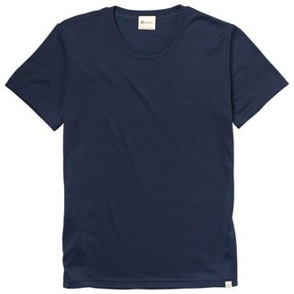 Engel Shirt S/S Merinoshirt - Unisex | blau