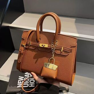 Generic Fashion Womens Handbag, High-End Niche Design, Multiple Colour Options Available (Brown)