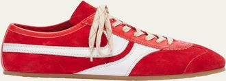 Dries Van Noten Mens Destin Mixed Leather Retro Sneakers